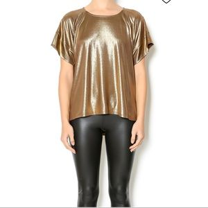 ‼️NWOT Gold Ellison top‼️